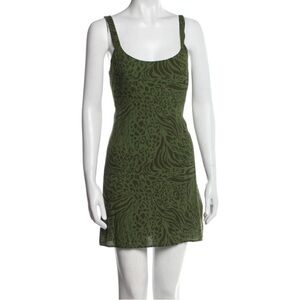 Reformation Green Mini Dress - XS
